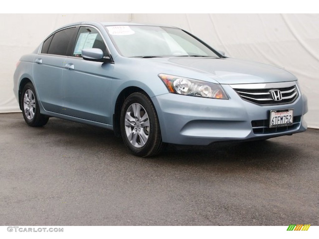 2011 Accord LX-P Sedan - Celestial Blue Metallic / Black photo #1
