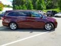 2011 Dark Cherry Pearl Honda Odyssey Touring Elite  photo #4