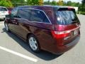 2011 Dark Cherry Pearl Honda Odyssey Touring Elite  photo #5
