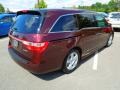 2011 Dark Cherry Pearl Honda Odyssey Touring Elite  photo #6