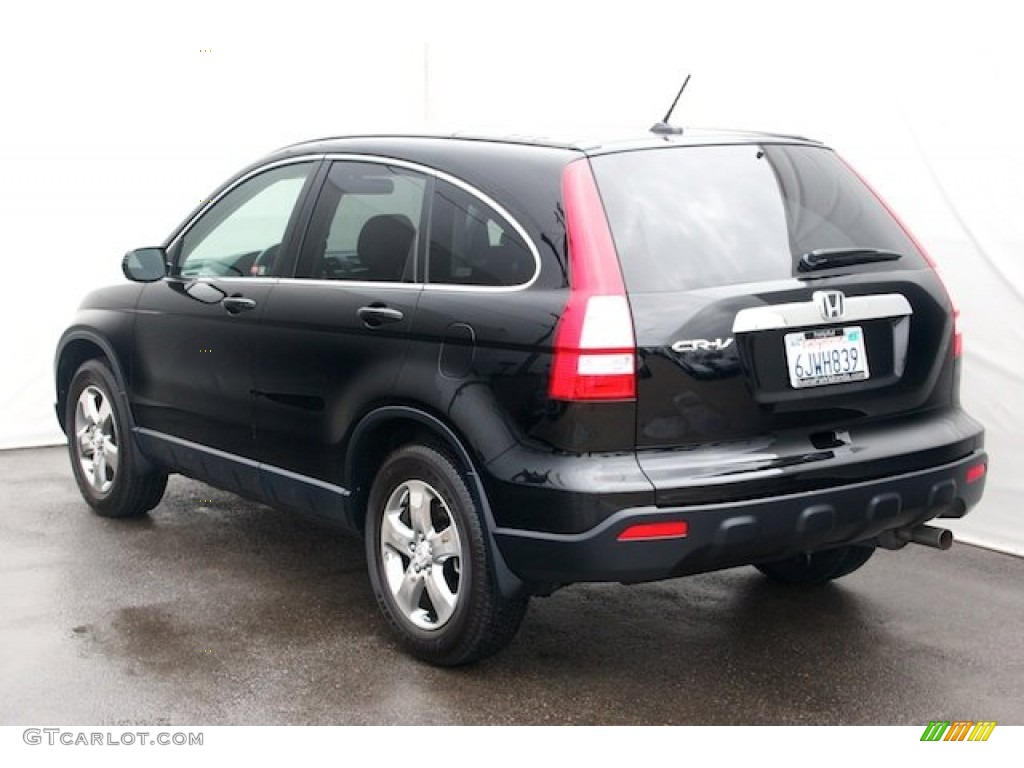 2009 CR-V EX-L - Crystal Black Pearl / Black photo #2