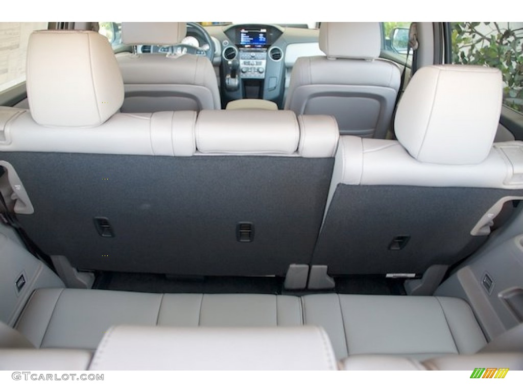 2012 Pilot EX-L - White Diamond Pearl / Gray photo #19