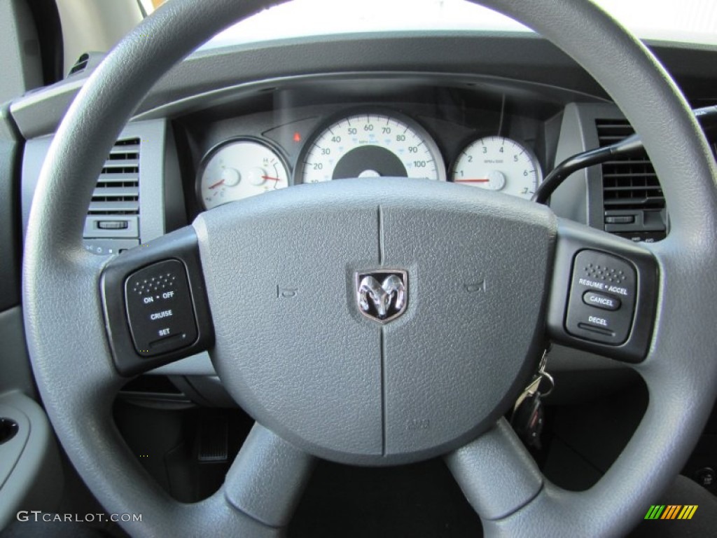 2009 Dodge Durango SE 4x4 Dark Slate Gray/Light Slate Gray Steering Wheel Photo #70682857