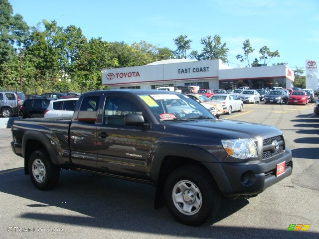 2011 Tacoma V6 Access Cab 4x4 - Magnetic Gray Metallic / Graphite Gray photo #1