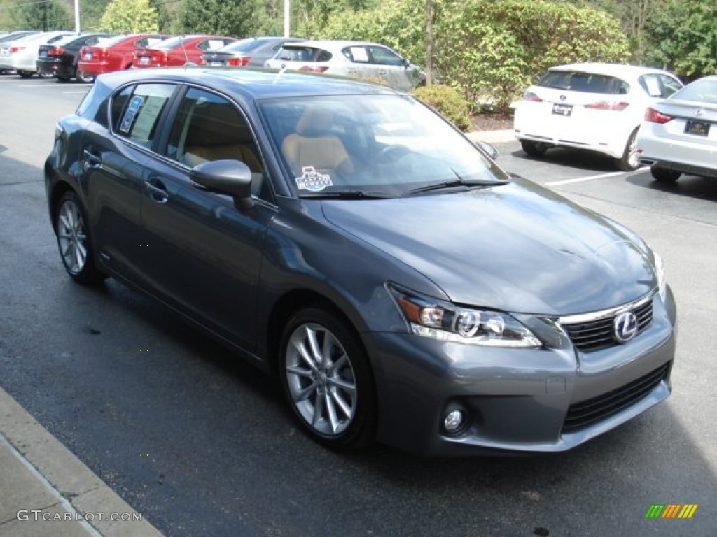2012 CT 200h Hybrid Premium - Nebula Gray Pearl / Caramel Nuluxe photo #4
