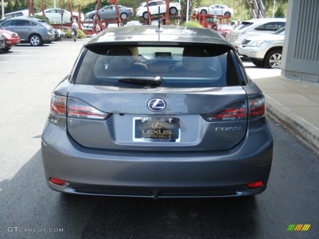 2012 CT 200h Hybrid Premium - Nebula Gray Pearl / Caramel Nuluxe photo #6