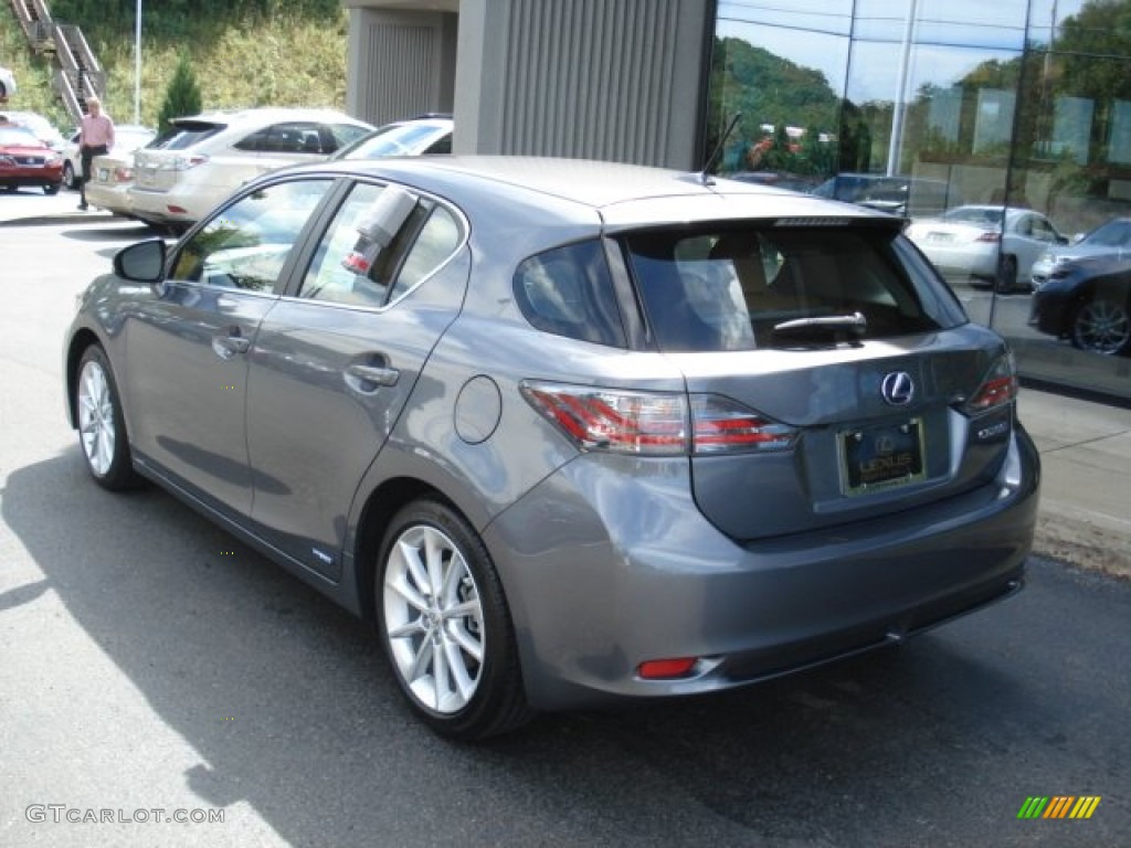 2012 CT 200h Hybrid Premium - Nebula Gray Pearl / Caramel Nuluxe photo #7