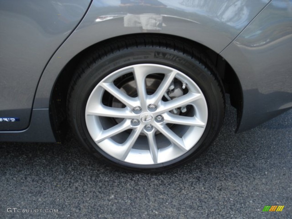 2012 CT 200h Hybrid Premium - Nebula Gray Pearl / Caramel Nuluxe photo #8