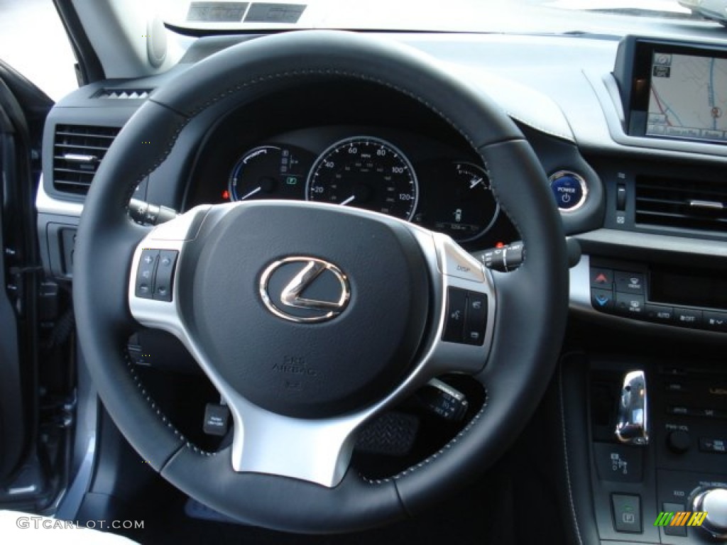 2012 CT 200h Hybrid Premium - Nebula Gray Pearl / Caramel Nuluxe photo #18