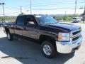 2008 Dark Cherry Metallic Chevrolet Silverado 2500HD LT Crew Cab 4x4  photo #11