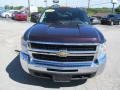 2008 Dark Cherry Metallic Chevrolet Silverado 2500HD LT Crew Cab 4x4  photo #13