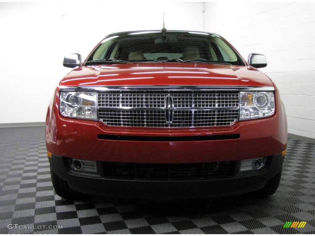 2010 MKX AWD - Red Candy Metallic / Medium Light Stone photo #3