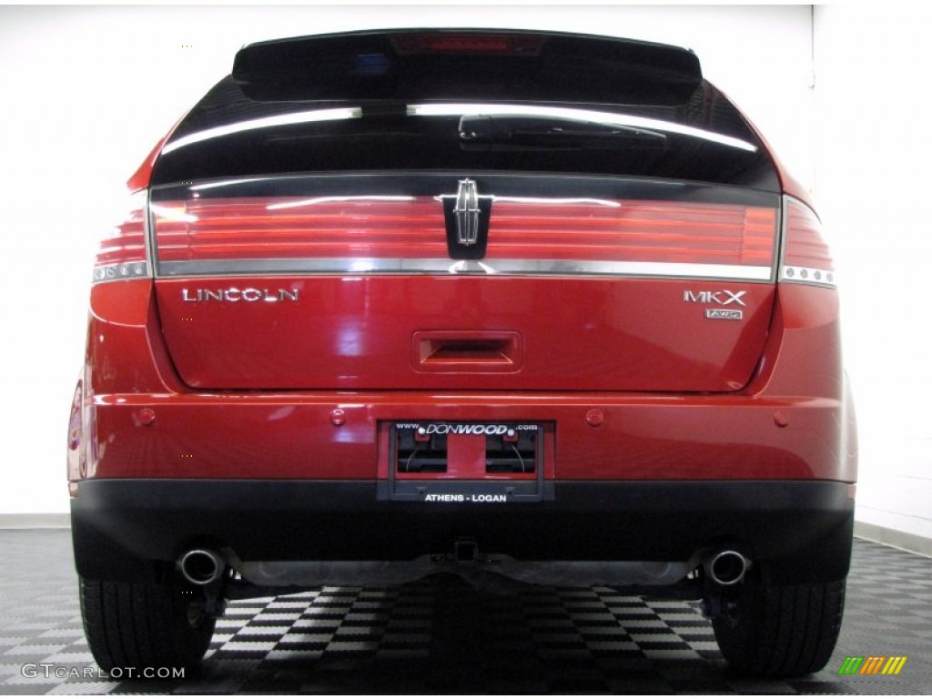 2010 MKX AWD - Red Candy Metallic / Medium Light Stone photo #4