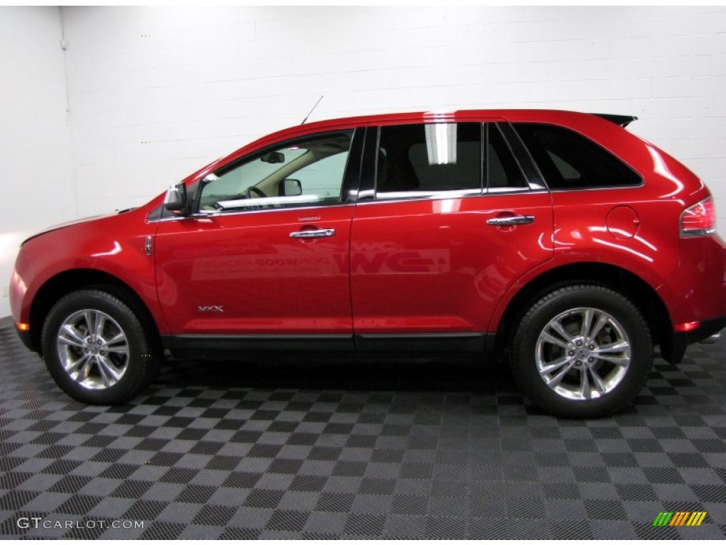 2010 MKX AWD - Red Candy Metallic / Medium Light Stone photo #7