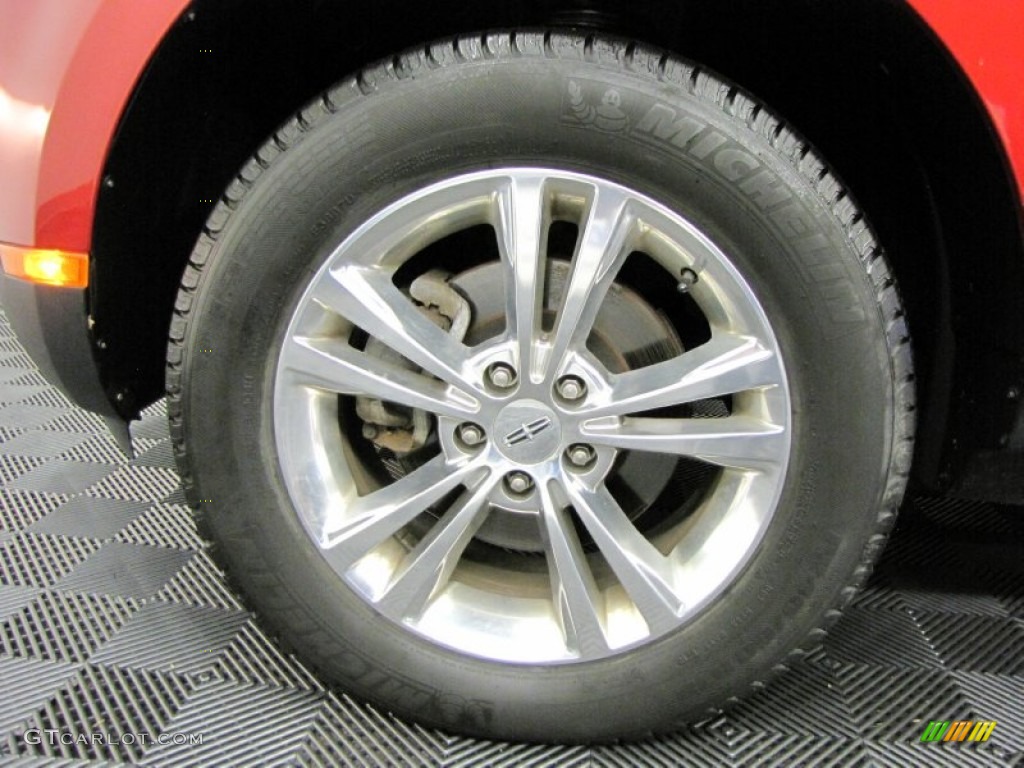 2010 MKX AWD - Red Candy Metallic / Medium Light Stone photo #31