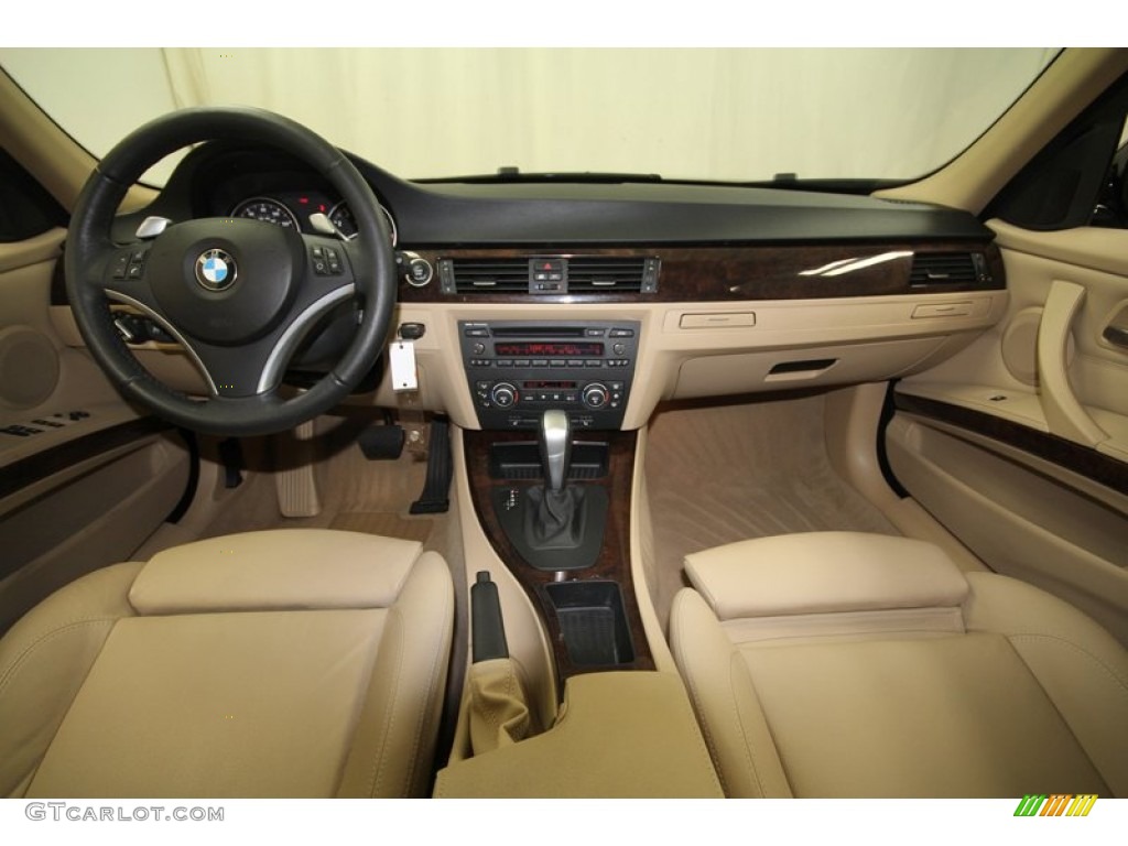 2009 3 Series 335i Sedan - Jet Black / Beige photo #4