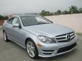 2013 Diamond Silver Metallic Mercedes-Benz C 250 Coupe  photo #1