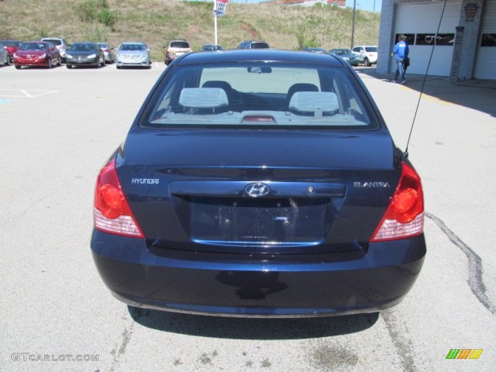 Moonlit Blue 2004 Hyundai Elantra GLS Sedan Exterior Photo #70691480