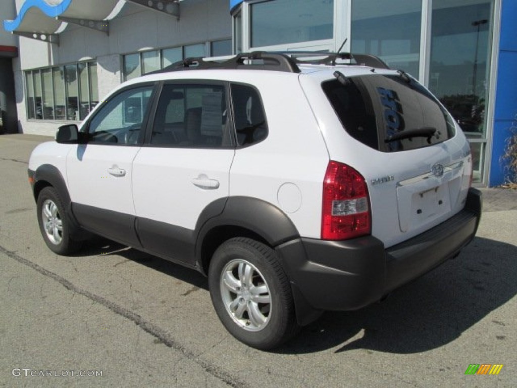 Nordic White 2007 Hyundai Tucson SE 4WD Exterior Photo #70692389