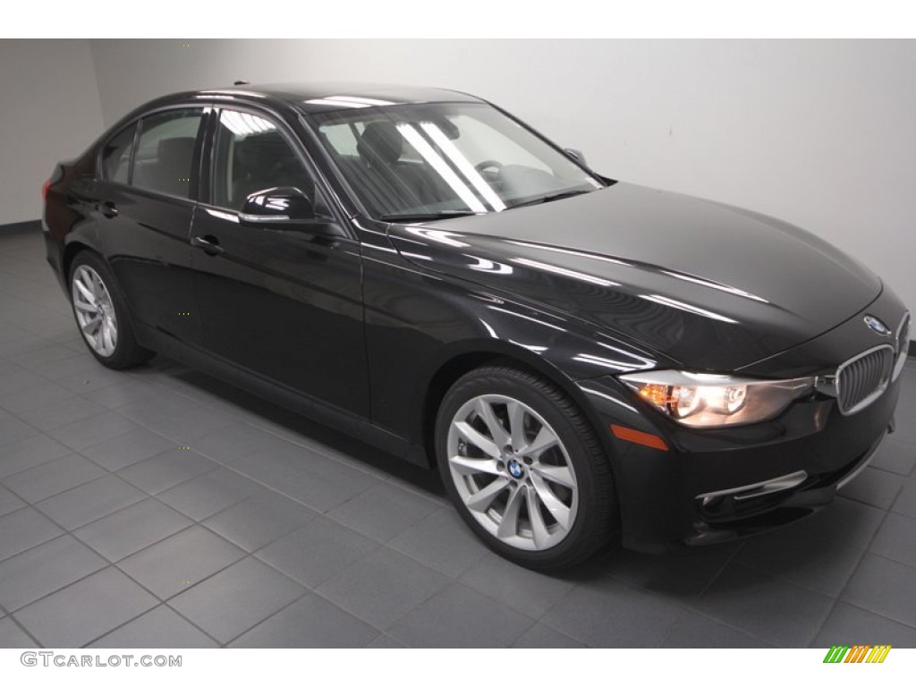 2013 3 Series 328i Sedan - Black Sapphire Metallic / Black photo #6