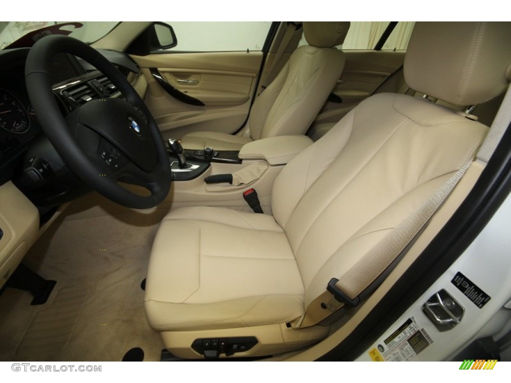 2013 3 Series 328i Sedan - Alpine White / Venetian Beige photo #3