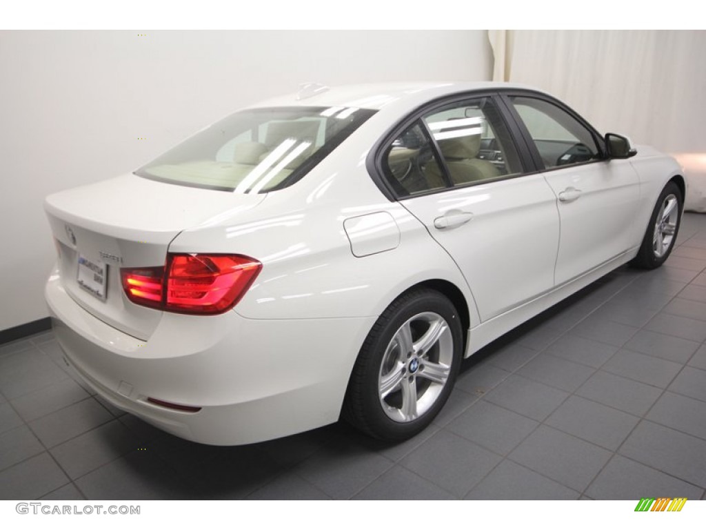 2013 3 Series 328i Sedan - Alpine White / Venetian Beige photo #8