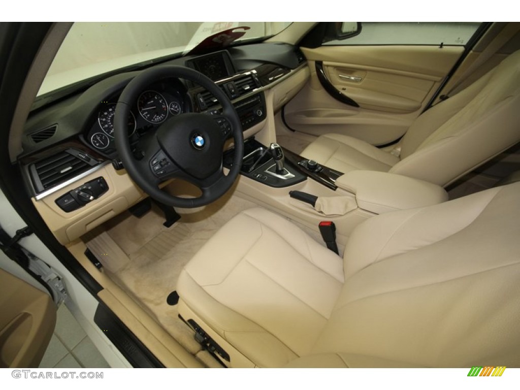 2013 3 Series 328i Sedan - Alpine White / Venetian Beige photo #11