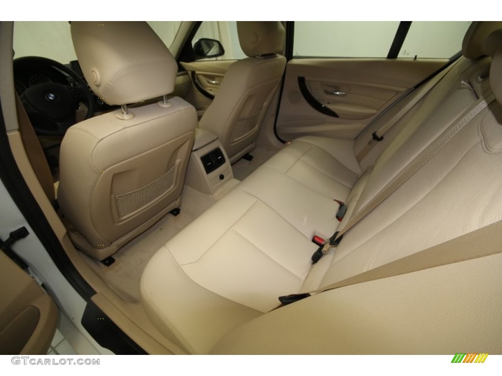 2013 3 Series 328i Sedan - Alpine White / Venetian Beige photo #24