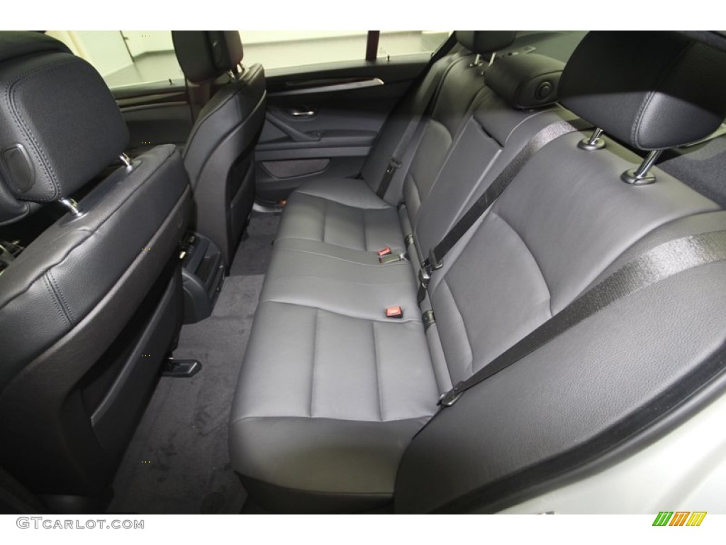 Black Interior 2013 BMW 5 Series 528i Sedan Photo #70694930