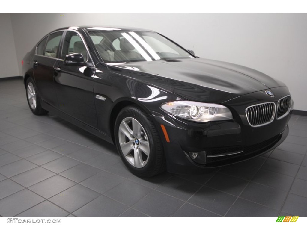 Black Sapphire Metallic 2013 BMW 5 Series 528i Sedan Exterior Photo #70695083