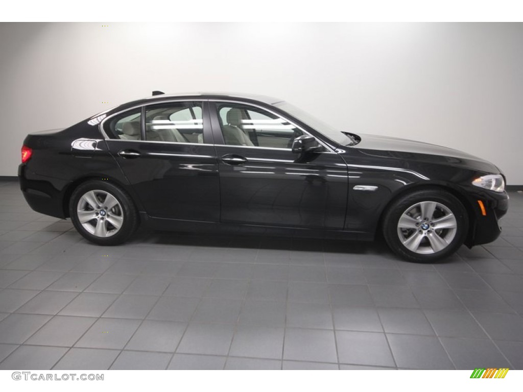 Black Sapphire Metallic 2013 BMW 5 Series 528i Sedan Exterior Photo #70695089