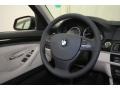 Oyster/Black Steering Wheel Photo for 2013 BMW 5 Series #70695542
