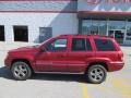 2004 Inferno Red Pearl Jeep Grand Cherokee Overland 4x4  photo #2