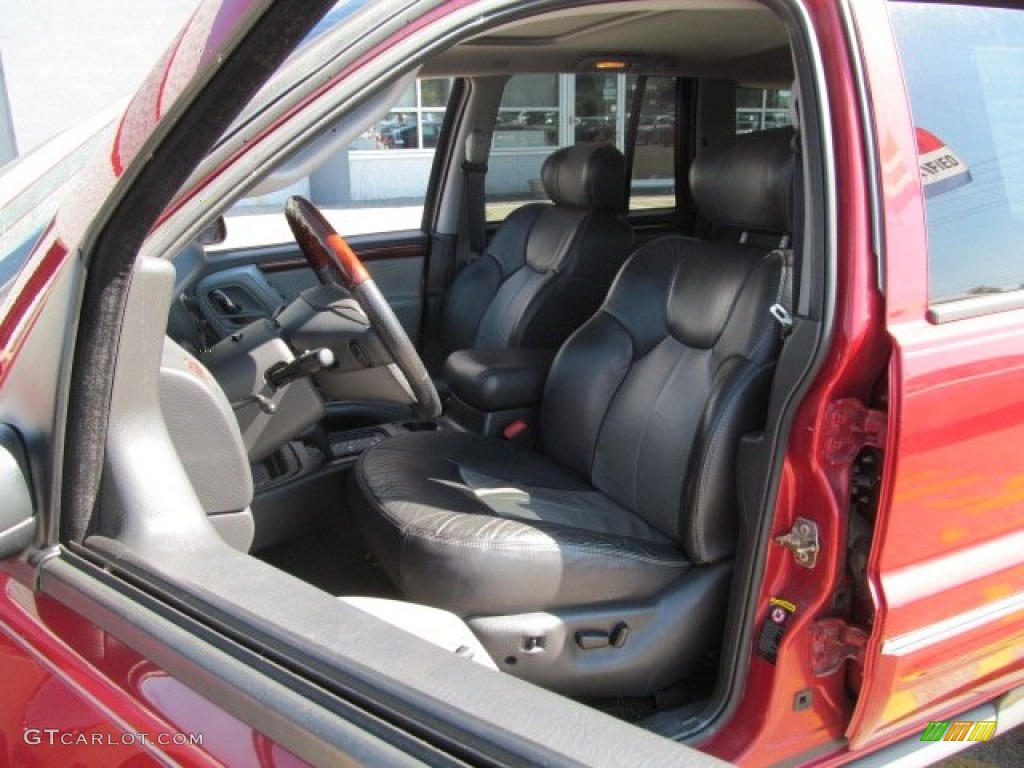 2004 Grand Cherokee Overland 4x4 - Inferno Red Pearl / Dark Slate Gray photo #13