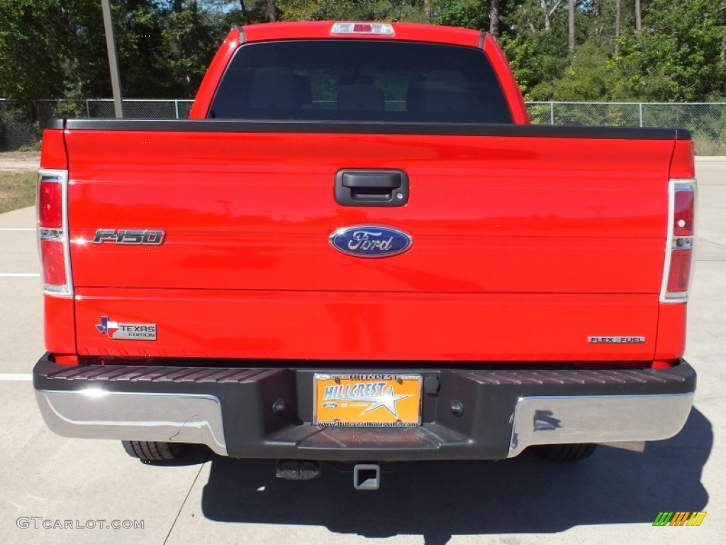 2012 F150 XLT SuperCab - Race Red / Steel Gray photo #6