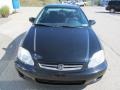 2000 Flamenco Black Pearl Honda Civic EX Coupe  photo #10