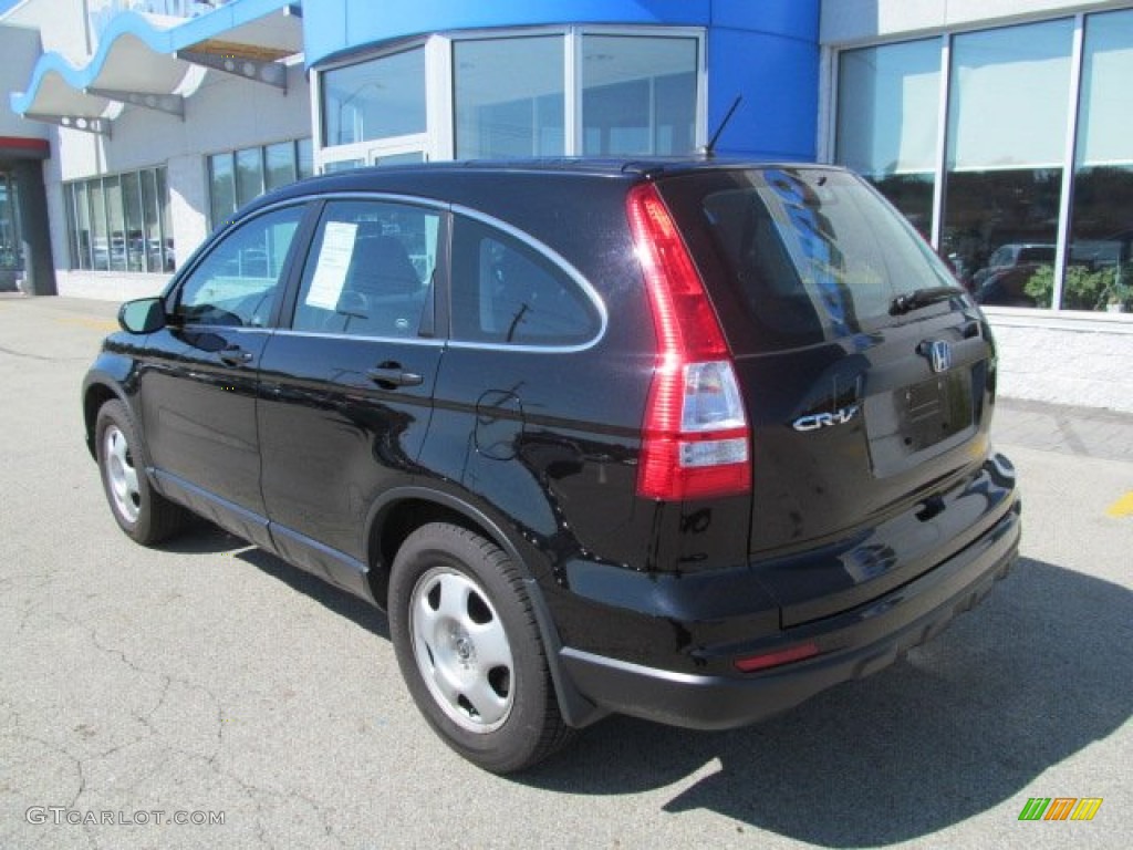 2010 CR-V LX AWD - Crystal Black Pearl / Black photo #5