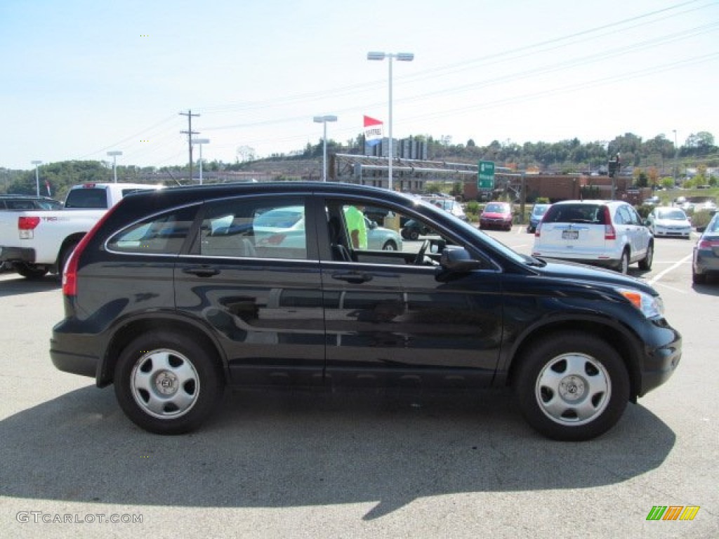 2010 CR-V LX AWD - Crystal Black Pearl / Black photo #8