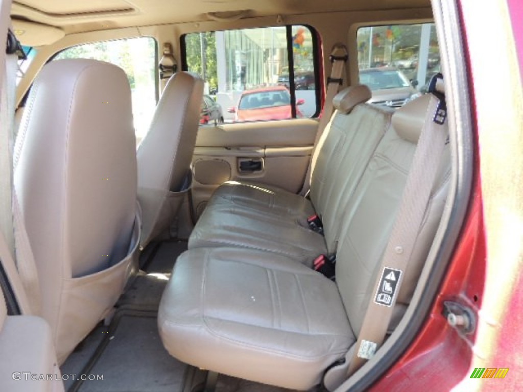 2001 Explorer XLT 4x4 - Toreador Red Metallic / Medium Prairie Tan photo #9