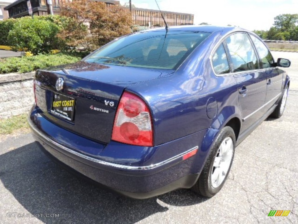 2003 Indigo Blue Pearl Volkswagen Passat Glx 4motion Sedan 70687310 Photo 4