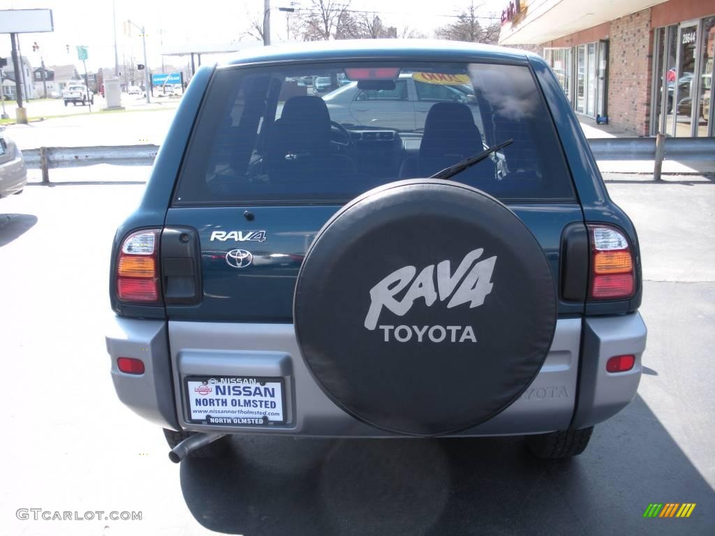 2000 RAV4 4WD - Mystic Teal Mica / Light Charcoal photo #7