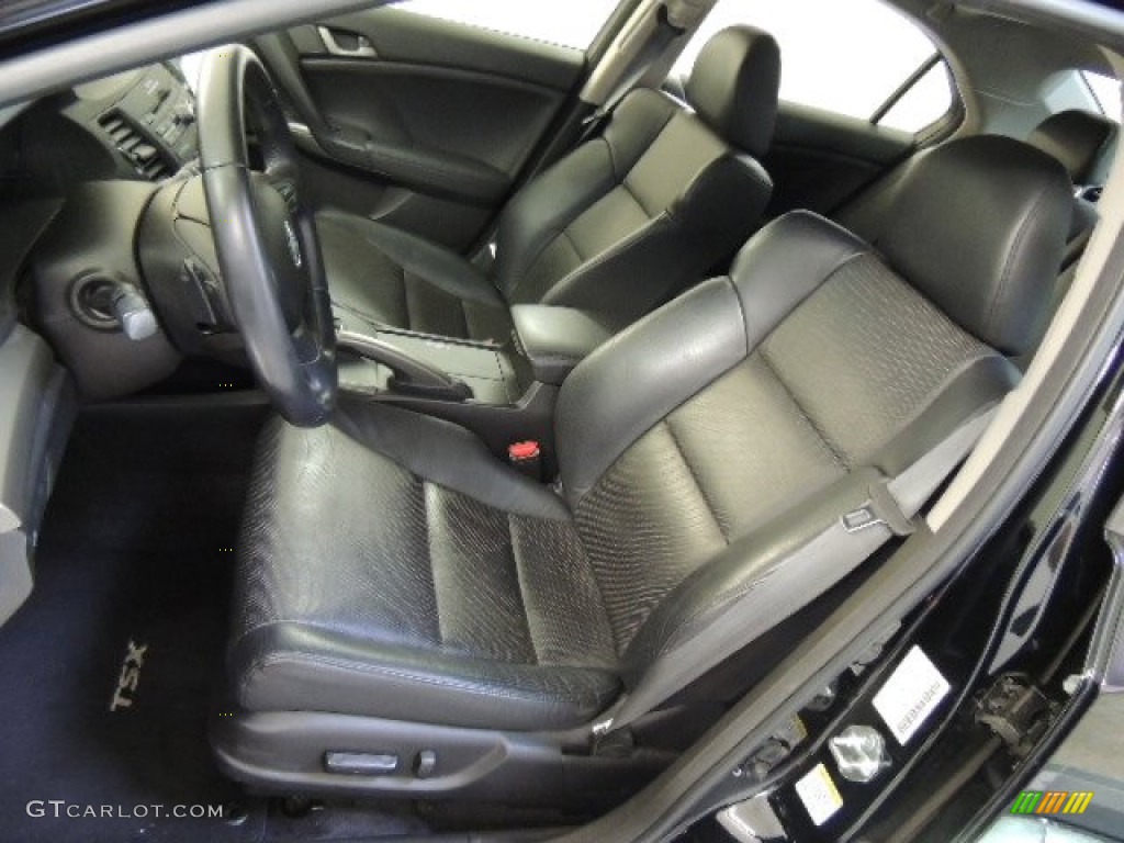 2010 TSX Sedan - Crystal Black Pearl / Ebony photo #18