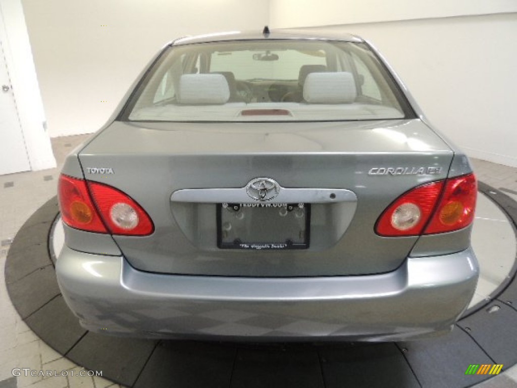 2004 Corolla LE - Mineral Green / Pebble Beige photo #7