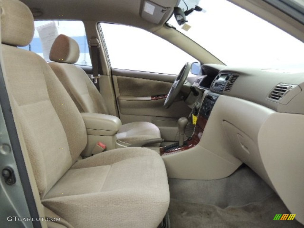 2004 Corolla LE - Mineral Green / Pebble Beige photo #12