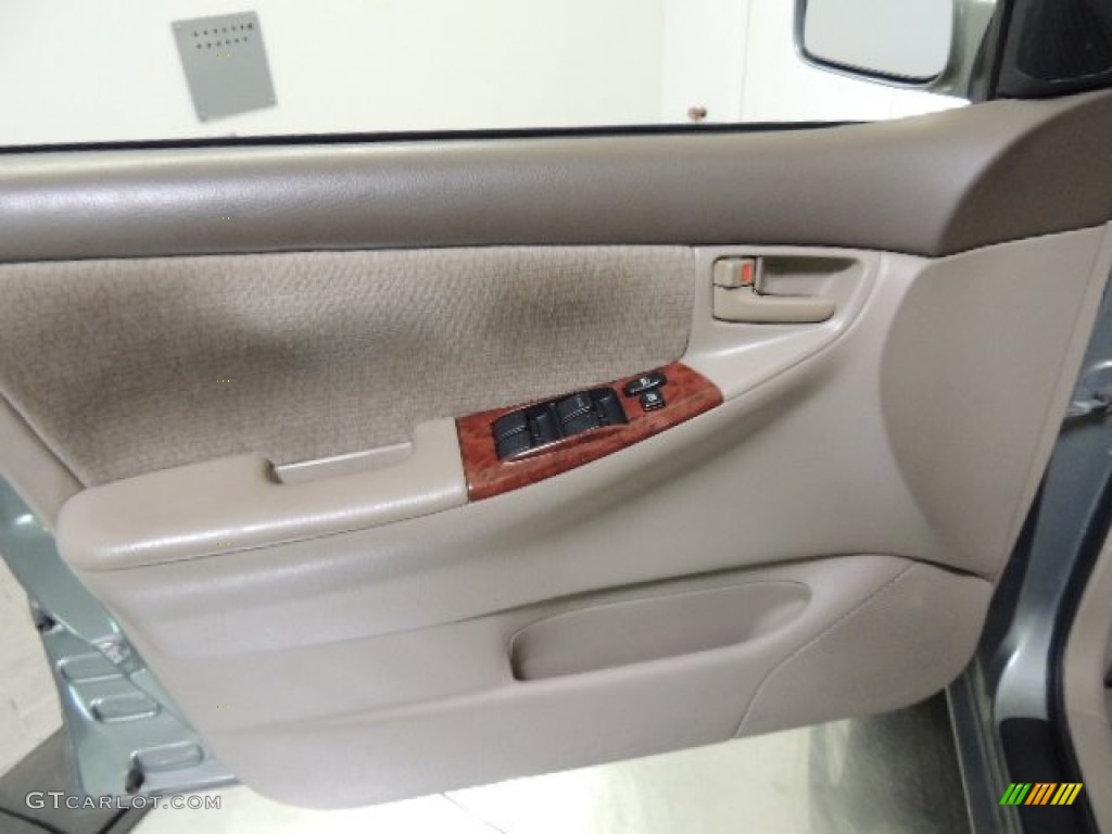 2004 Corolla LE - Mineral Green / Pebble Beige photo #13