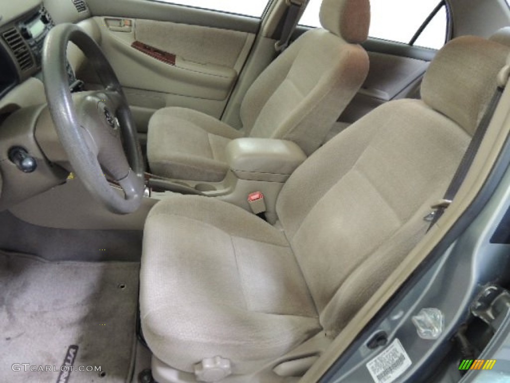 2004 Corolla LE - Mineral Green / Pebble Beige photo #17