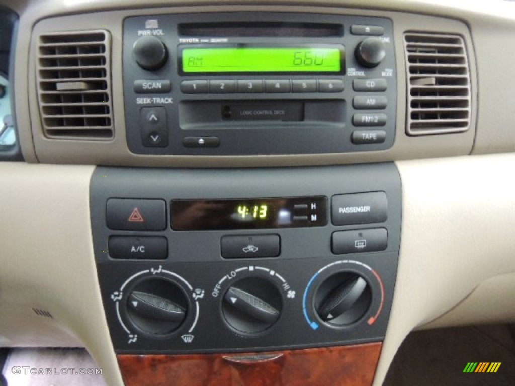 2004 Corolla LE - Mineral Green / Pebble Beige photo #19