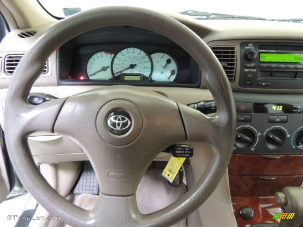 2004 Corolla LE - Mineral Green / Pebble Beige photo #21