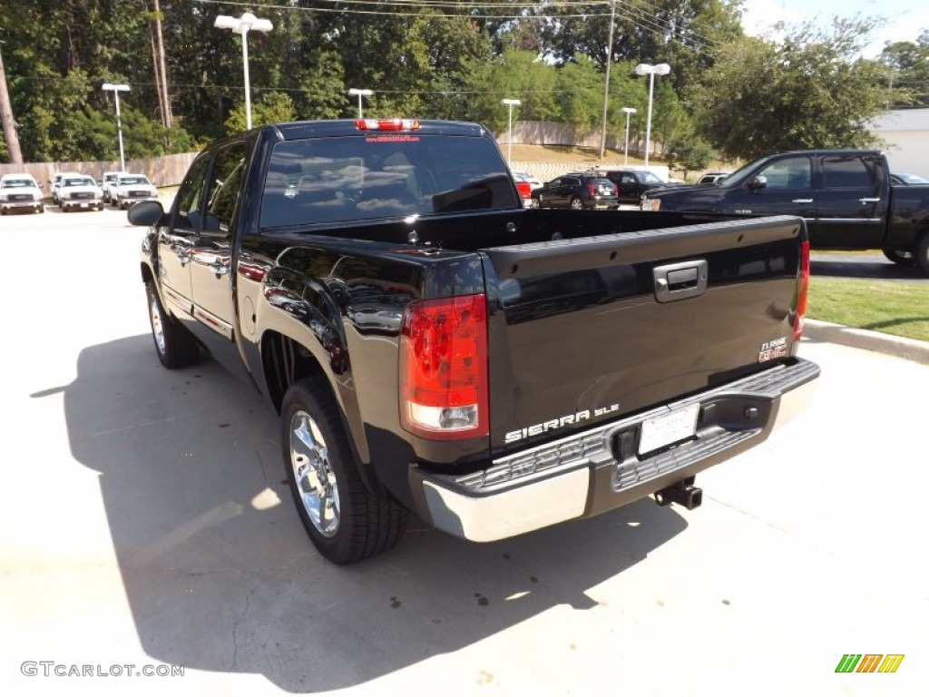 2013 Sierra 1500 SLE Crew Cab - Onyx Black / Ebony photo #3