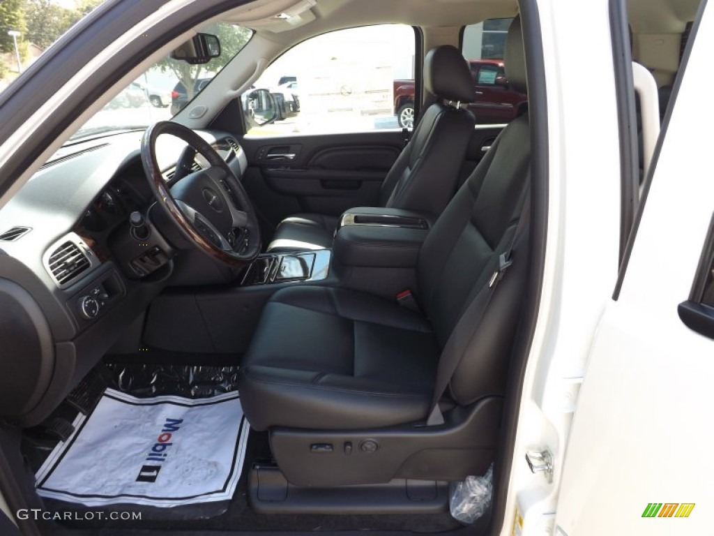 2013 Sierra 1500 Denali Crew Cab - White Diamond Tricoat / Ebony photo #11